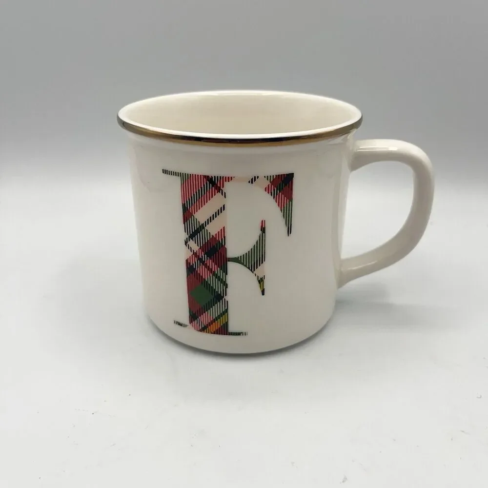 POTTERY BARN STEWART PLAID LETTER